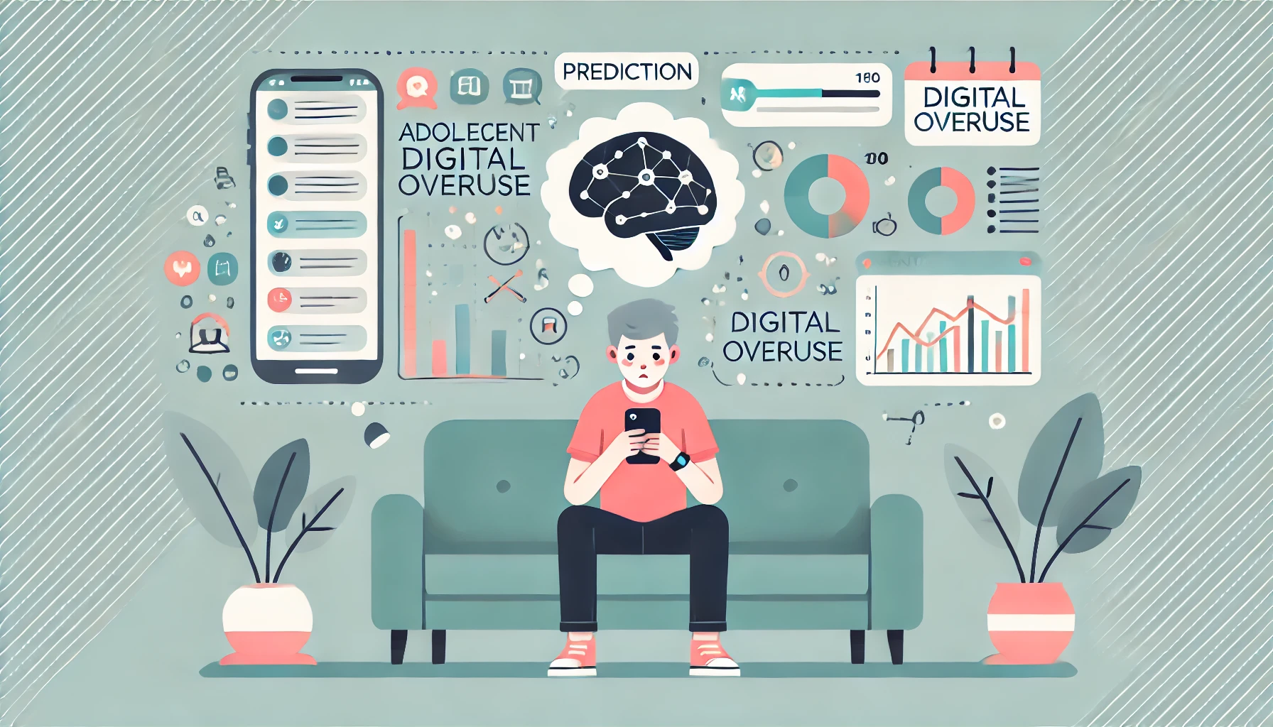 Predictive Modeling of Adolescent Digital Overuse Thumbnail